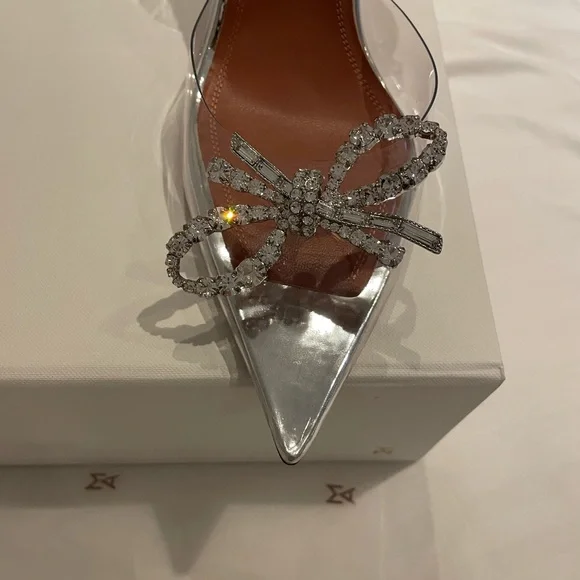 Brand new with box. Never worn. Amina Muuadi Rosie PVC Slingback size 38 - Picture 2 of 4